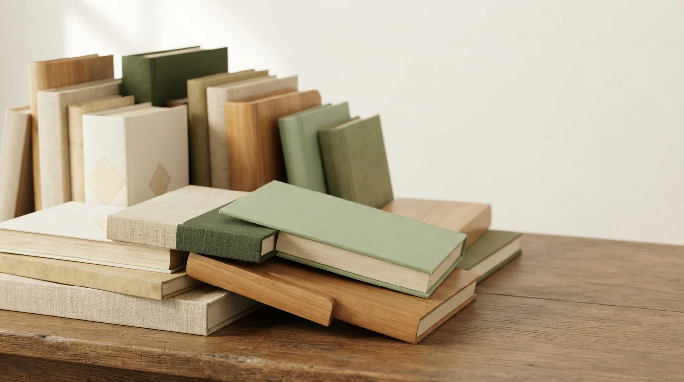 Libros del catálogo de Editorial El Sauce en estantería de madera